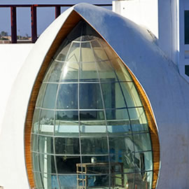 Double Curved Glass Facade
